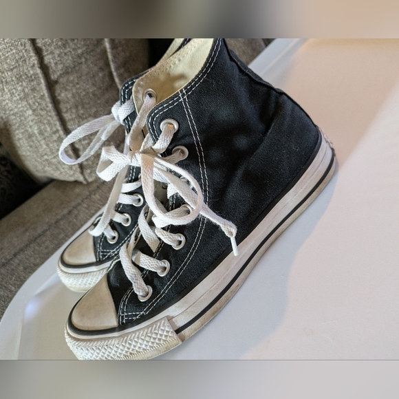 Converse All Star Chuck Taylor Black White Classic High Top Sneakers Women's 6 - Picture 10 of 10
